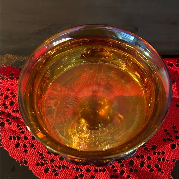 Carnival Thumbprint Glass - Picture 2 of 7